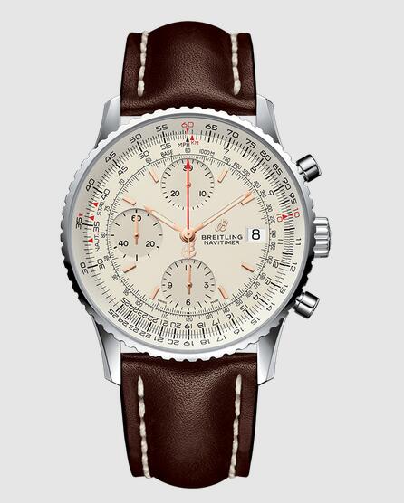 Replica Breitling NAVITIMER 1 CHRONOGRAPH 41 STEEL MERCURY SILVER A13324121G1X1 Men Watch